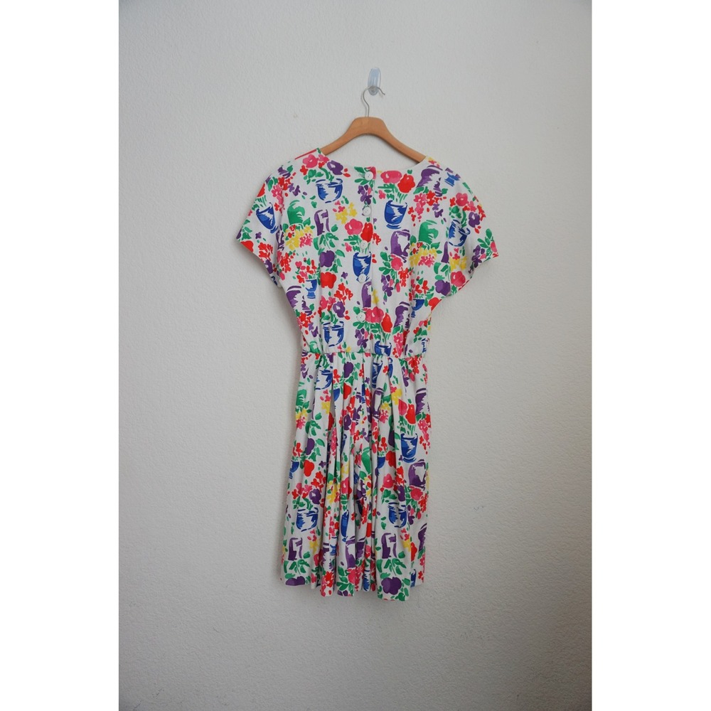 Jessica Howard Vintage 80's Floral Print Short sleeve romper size 6‎
